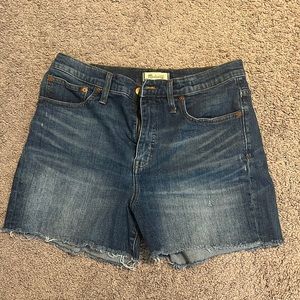 Madewell high waisted shorts